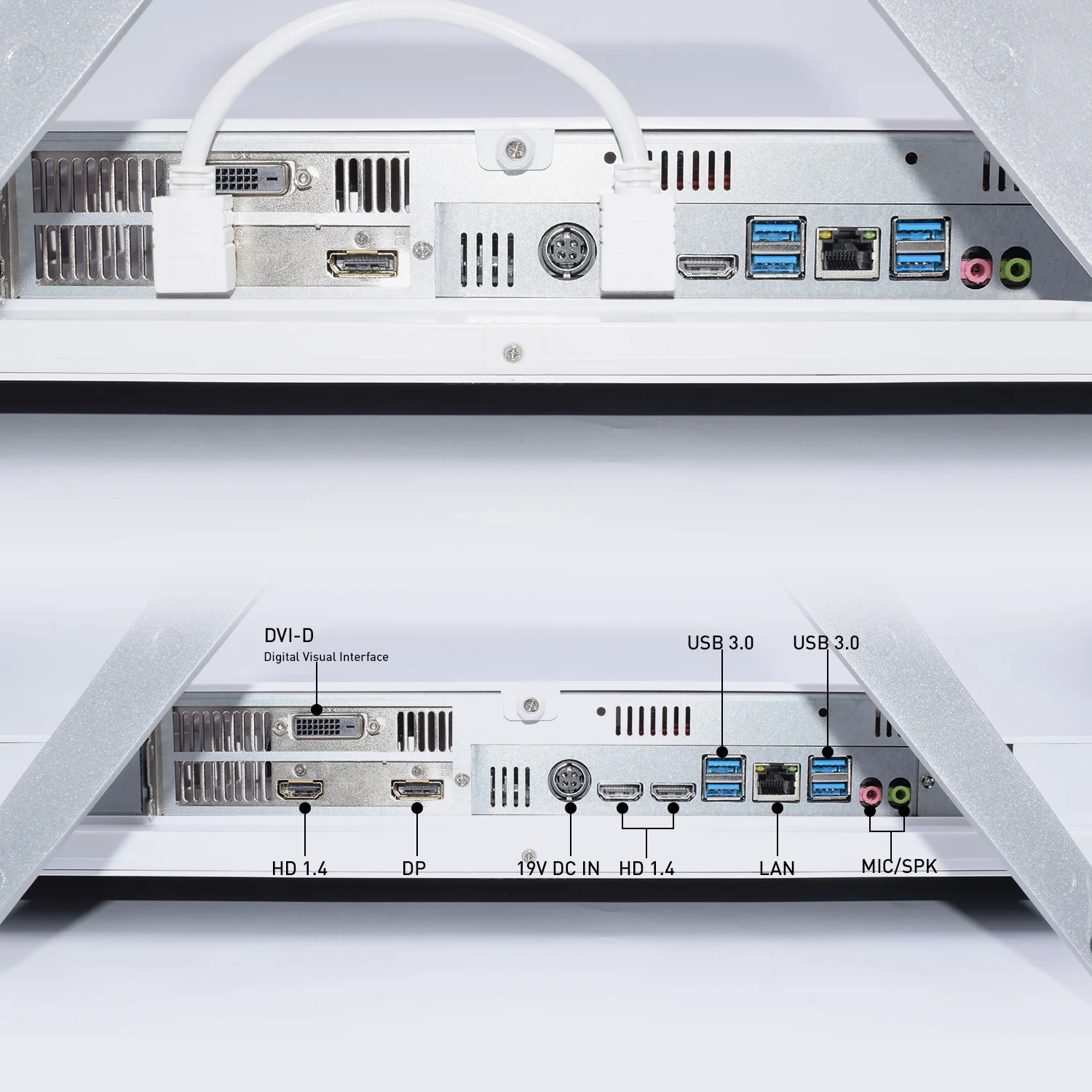 23.8 27.2inch All-In-One Desktop Gaming PC Intel Core i5 9400F i7 9700F NVIDIA GTX1050Ti DDR4 I3 9100F 16:9 1920*1080 Computer