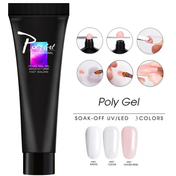 

Thermal Polygel Polish for Nails Building Acrylic Poly Gel Color Extension Glue UV Poly Gel Kits Quick Builder Extension Gel