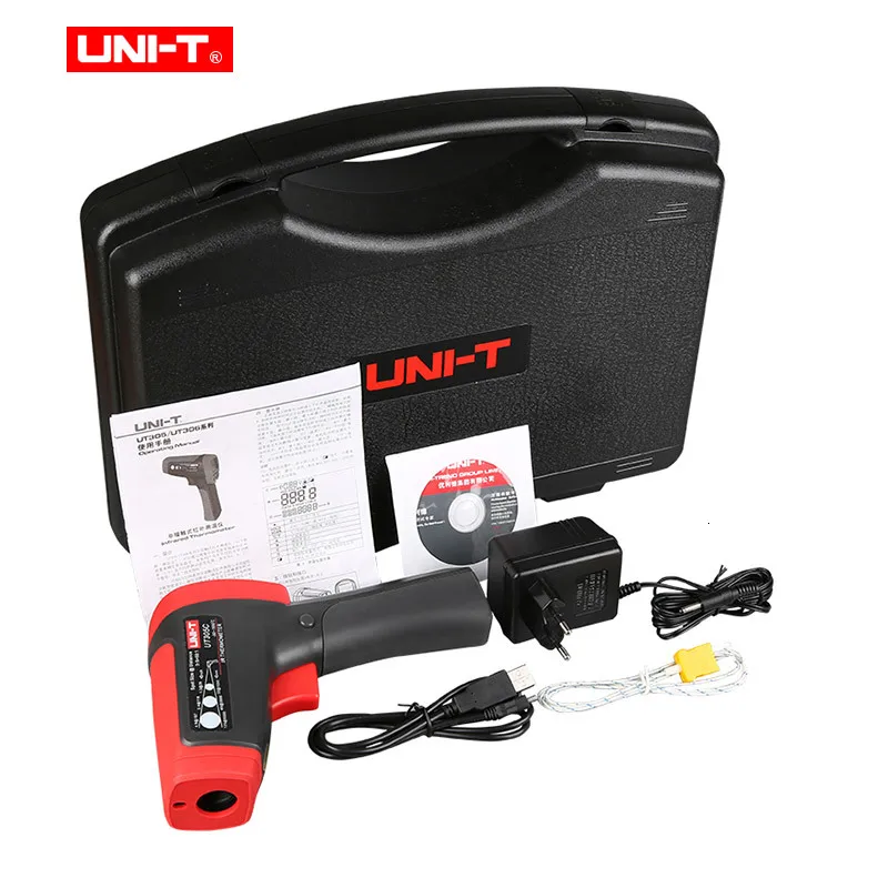 Бесконтактный измеритель температуры UNI-T UT305A UT305C инфракрасный температурный пистолет для хранения данных лазерный ИК инфракрасный термометр для хранения данных