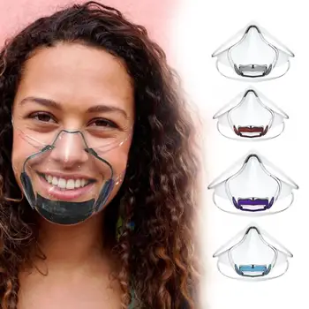 

New Transparent Face Protection Isolation Masks Splash-proof And Foam-proof Masks Face Shield Kitchen Oil Proof PC Material