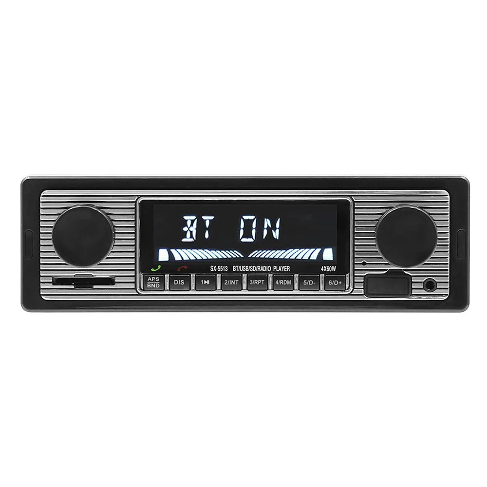Авто Стерео FM ретро радио ЖК-экран Автомобильный 12 в MP3 плеер Bluetooth стерео MP3 USB AUX WAV FM частота модуляции функция