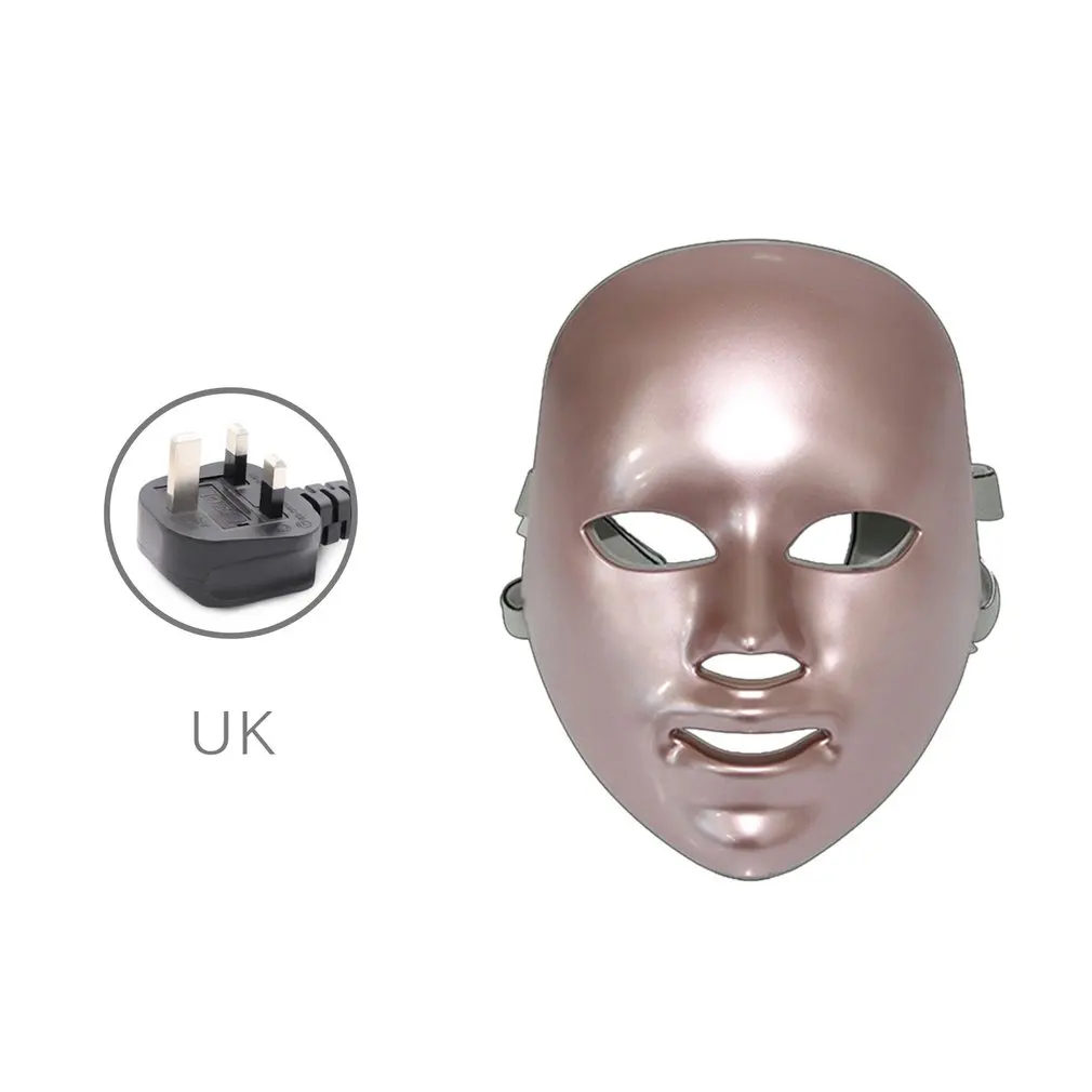 Bubble Bag UK Домашнее оборудование для красоты светодиодная фотонная маска для красоты прибор семь цветов фотонный прибор для омоложения зарядный спектрометр - Цвет: Bubble Bag UK