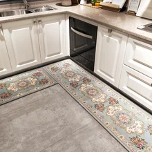 Кухонный Коврик для пола, водостойкий и маслостойкий бытовой грязный Коврик для прихожей, двери, коврик для спальни, ванной комнаты, Противоскользящий коврик для ног