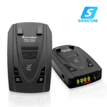 

Karadar Pro960 Radar Detector Signature GPS Antiradar Detector LED 2 IN1 For Russia Auto Anti Police Speed Car Alarm Free Update