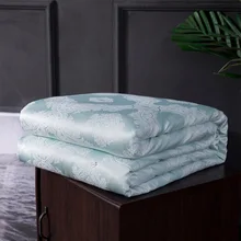 VESCOVO Лето Тонкий натуральный шелк комфортное одеяло теплое шелковое одеяло для двойной кровати королевы