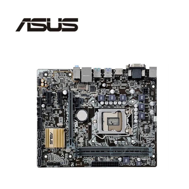 Материнская плата для Asus H110 H110M DDR4 LGA H110M-PLUS i7/i5/i3 USB3.0 SATA3 | Компьютеры и офис
