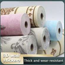 3D Wall Stickers Waterproof 3D Wallpaper Wall Decor 3D Self-Adhesive Panel Living Room Kitchen Children's Room Home Decoration