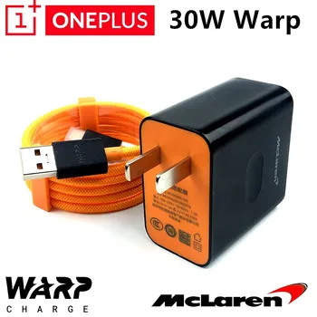 

Oneplus 7t pro Charger 30W Warp Charging Mclaren 5V/6A Quick Dash Charger A plus 7 7t 6 6t 5 5t 3 3t with 4A nylon USB 3.1 Cable
