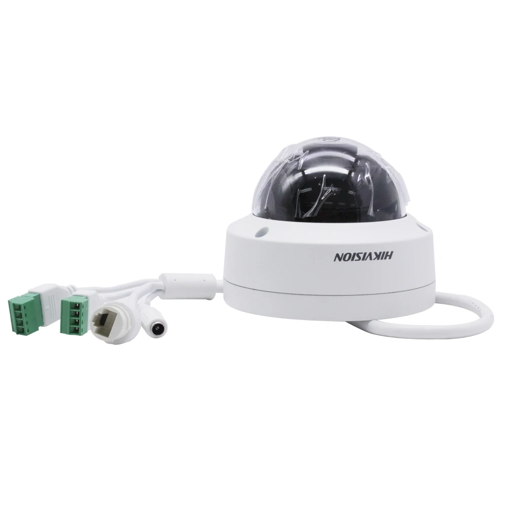 Hikvision 8-мегапиксельная ip-камера DS-2CD2185FWD-IS внутренней 8 мегапикселей купольная камера видеонаблюдения POE Cam Встроенный слот SD аудио интерфейс