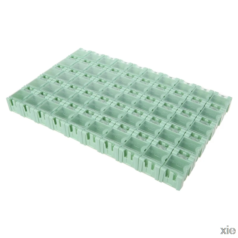 

50Pcs/Set SMD SMT Electronic Component Container Mini Storage Box kit