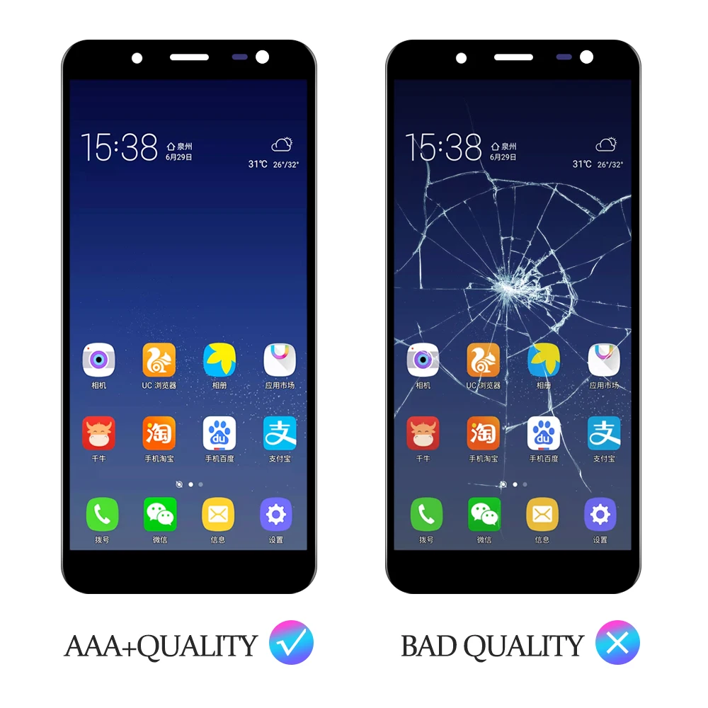 На тонкопленочных транзисторах на тонкоплёночных транзисторах для samsung Galaxy J6 J600 J600F J600FN Дисплей ЖК Экран Замена для samsung On6 J600G ЖК-дисплей Экран
