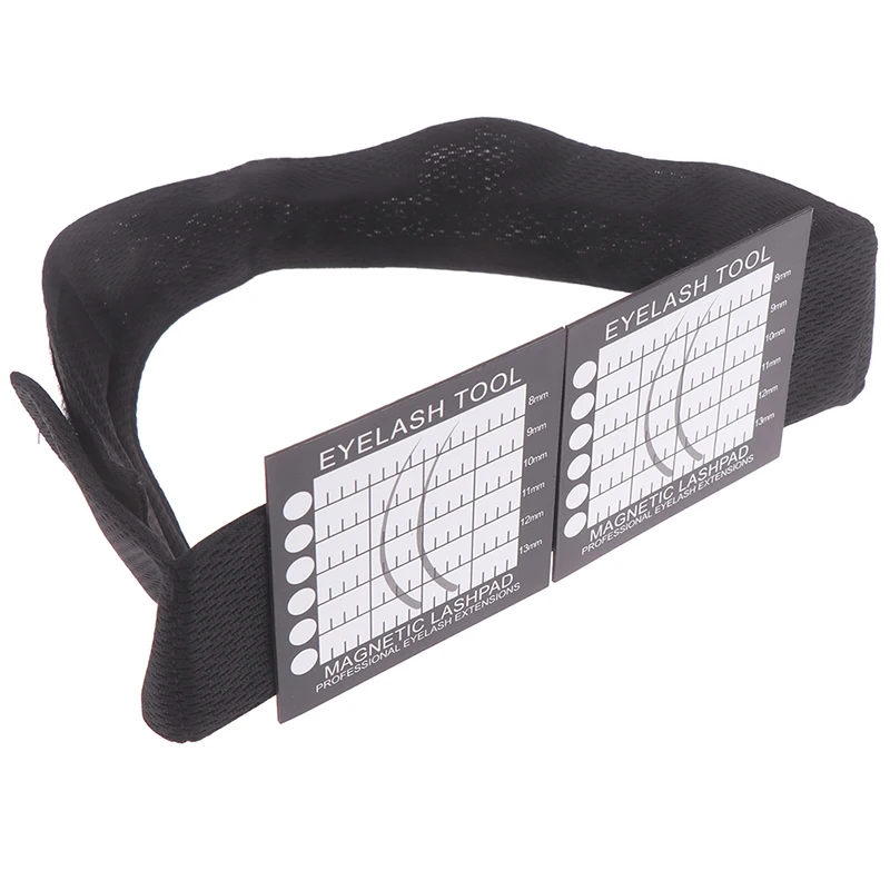 Ресниц Headsacrf коврик для ресниц для наращивания ресниц инструмент(1xHeadband+ 4xMagnetic подвеска Pad) Магнитная повязка ресниц поддон