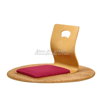 

25%C,Japanese Korean Seating Zaisu Chair Living Room Furniture Asian Traditional Tatami Floor Legless Chair Seat
