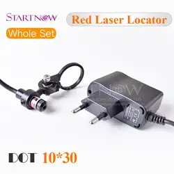 12*30 мм 650nm ИК-светодиод лазерный модуль маркировочный локатор ЕС Великобритания AU GB 5V Adpter 5mw красный точка позиционер для лазерной резки