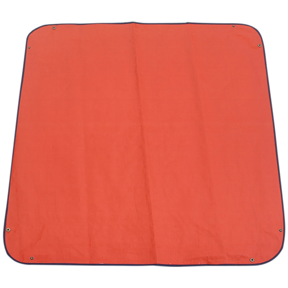 1 X 1meter Plant Change Land Cushion Foldable Basin Square Pad Reusable Thicken Mat Mix Soil Waterproof Gardening Lock Design - Цвет: Blue Orange