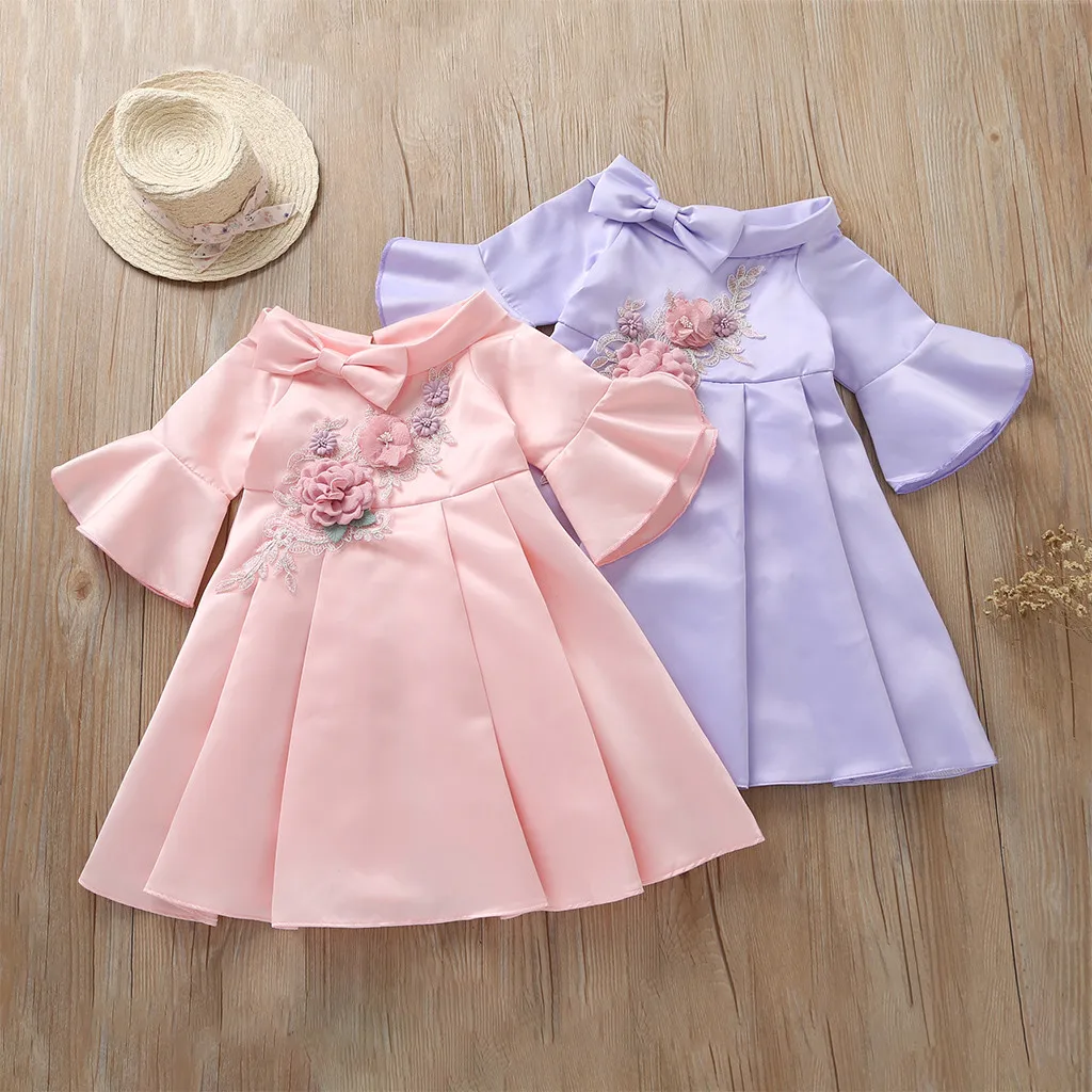 Детские платья для девочек; коллекция года; детское платье принцессы с цветочным рисунком для девочек; платье подружки невесты для торжеств; платье для дня рождения; платье для свадьбы; vestido infantil