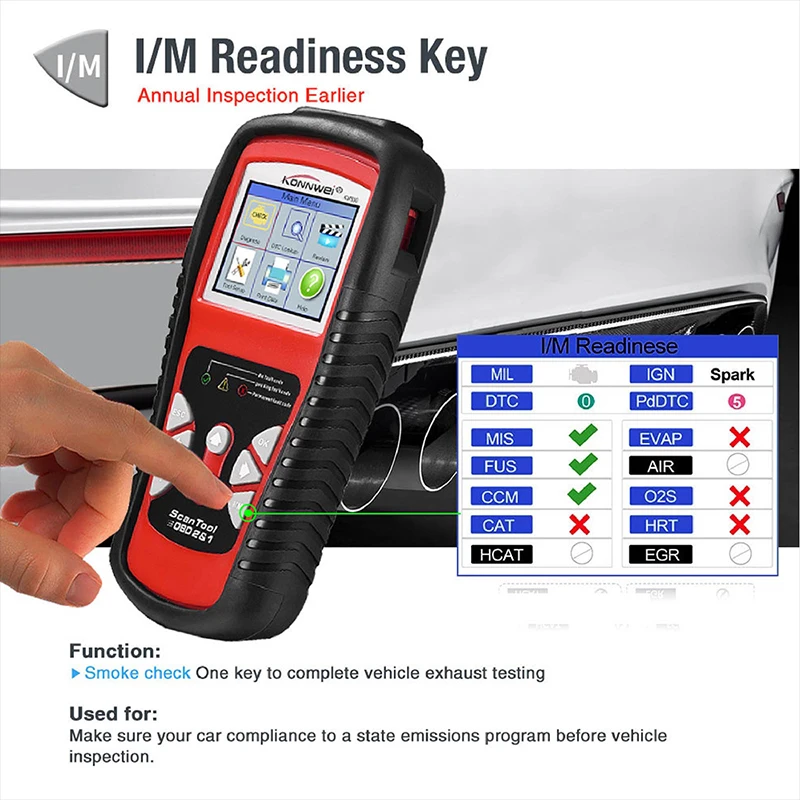 

Universal Auto Diagnostic Engine Error Code Reader OBD2 Diagnostic Scanner for KONNWEI KW830 Car Diagnostics Scanner