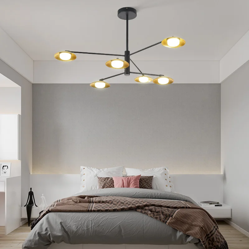 

Postmodern LED Chandelier Lighting AC90V - 260V Iron Simple Hanging Lamp For Living Room Restaurant Bedroom Home Chandeliers