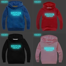 Горячая Распродажа, светящиеся толстовки с капюшоном для мальчиков и девочек, пуловер с длинными рукавами, топы, одежда для детей, крутые худи, спортивная одежда с капюшоном