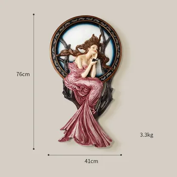 

[HHT] European-style Three-dimensional Relief Home Wall Decoration Wall Hanging Porch Decor High-end Store Pendant