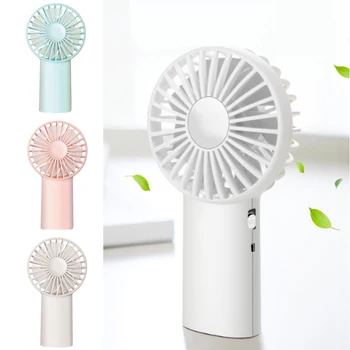 

Usb Mini Charge Fans Desktop Handheld Fan Cartoon Electric Fan Foldable Quiet Adjustable Travel Outdoor Cooling