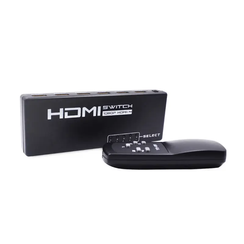 Акция-5 портов Hdmi селектор сплиттер переключатель 1080P видео аудио конвертер для Ps4 Xboxone монитор Пульт дистанционного управления