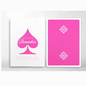 

1 Piece Pink Madison Rounders Cards High Quality Playing Cards New Poker Cards for Magician Collection Card Game
