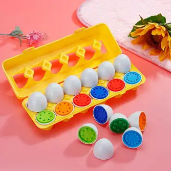 

Montessori Toys Children Preschool Teaching Kids Counting Color Shape Matching Egg Math Toy Baby Learning Educational Toys