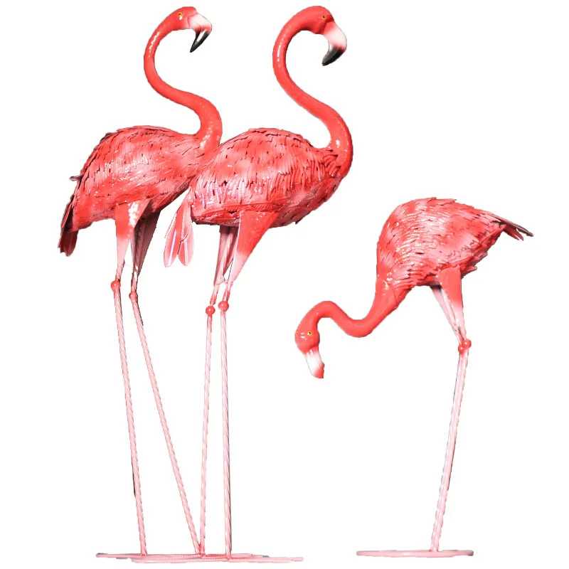 PROD 1005002597560801 Garden Simulation Animal Iron Art Set 3pcs
Flamingo Wedding Props Display Photography Home Window Display Wedding
decor