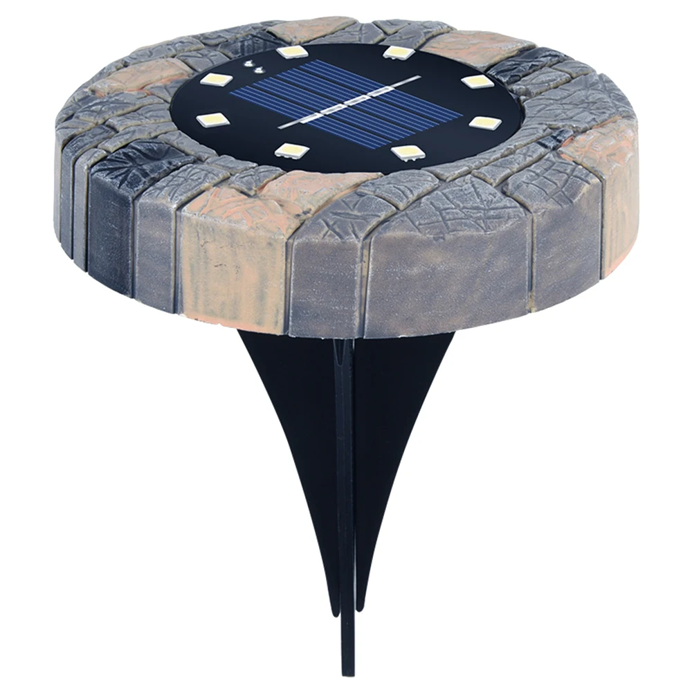 

4pcs 8/16 LEDs Solar LED Deck Light Ground Spots Light Outdoor Garden Step Light LED Spotlight Buried Lamp for Garden Decoration