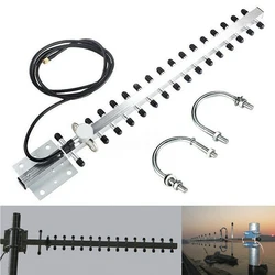 Antenne Yagi WiFi 2.4Ghz 25dbi RP SMA pour l'extérieur, amplificateur directionnel sans fil avec câble Modem 