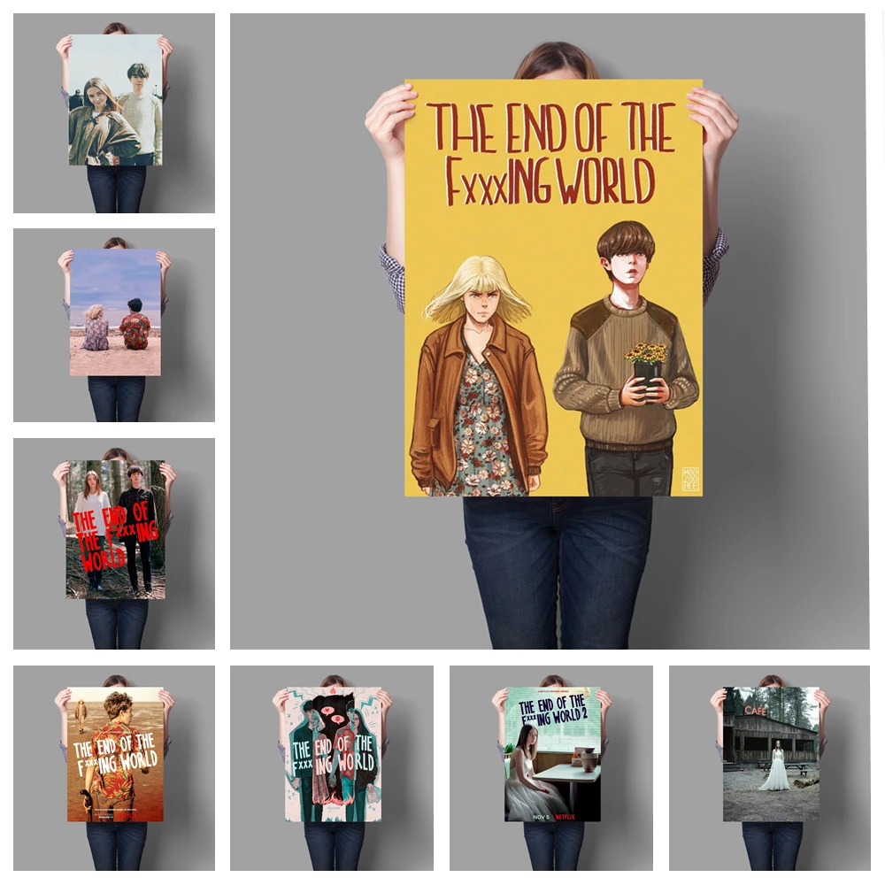 Британский высокий уровень любовь комедия ТВ серия The End of the F *** ing World Starring Alex Lawther