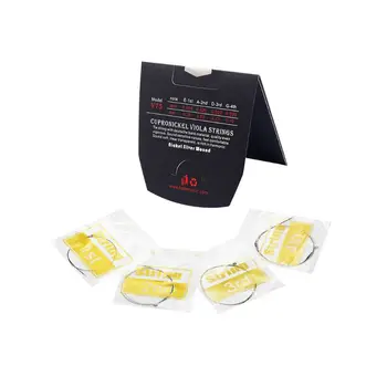 

IRIN V75 Cupronickel Viola Strings 1-4(.014 .020 .029 .039) Nickel Silver Wound