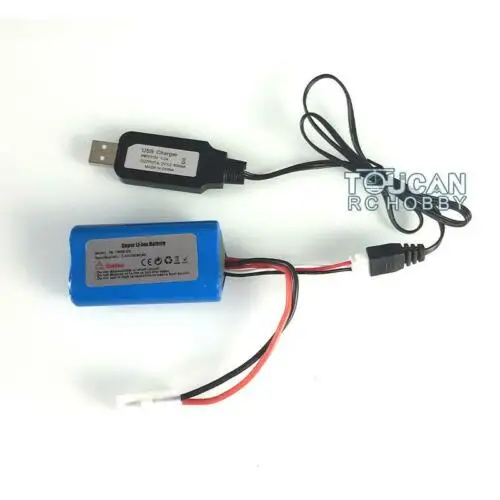 

2S 7.4V 1800mah Liion Battery Balanced Original for RC HengLong 1/16 Tank Model TH16996-SMT2