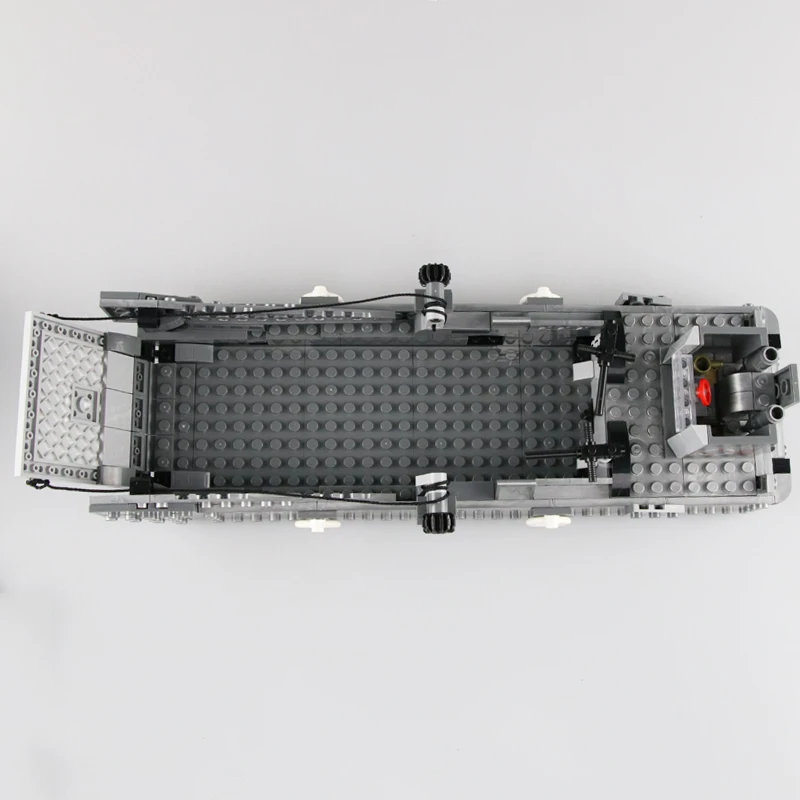 Cena Wojskowe armii USA LCM3 lądowania łodzi klocki WW2 żołnierzy armii wojskowej figurki broń części pistoletu cegły zabawki dla dzieci