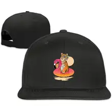 Фламинго Тигр Snapback Кепка плоская купюра шляпы Регулируемая Кепка s для мужчин/женщин
