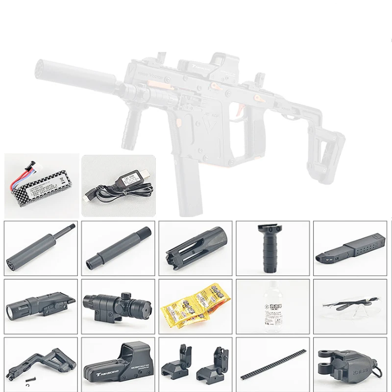 Mag-Fed LeHui Vector V2 Электрический гелевый шар бластерный игрушечный пистолет для детей на открытом воздухе подарки для детей