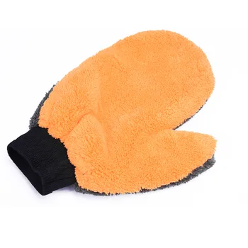 

Microfiber Car Wash Mitt Artificial Wool Plush Mitt Washing Tools Cleaning Glove Washable Car Wash Mitt Cleaning Tools