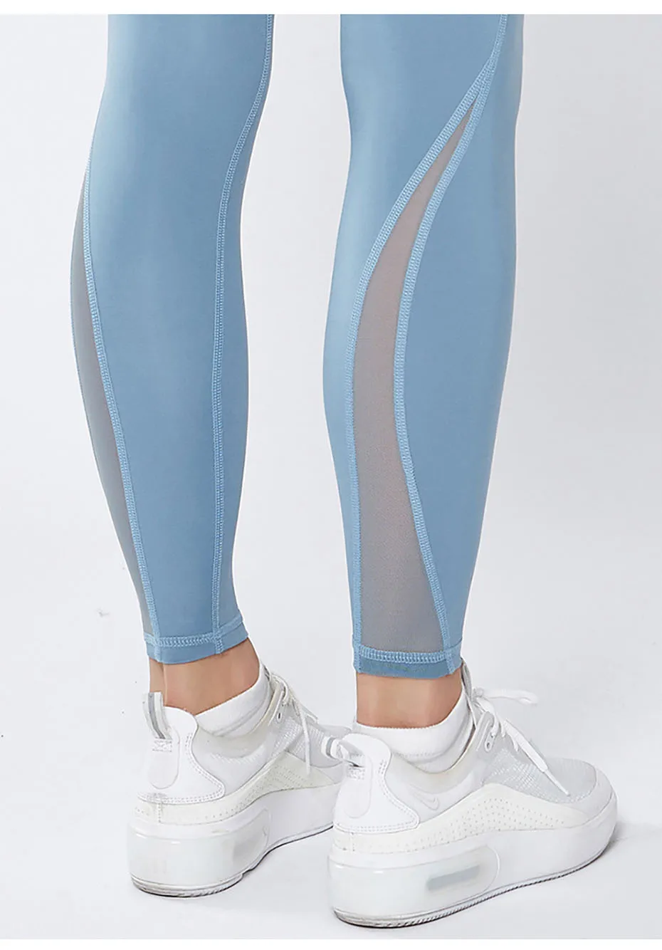 2019 сетка сшивание боковой карман сексуальные бесшовные колготки с высокой талией для йоги брюки подходят для фитнеса дамы для бега пуш-ап