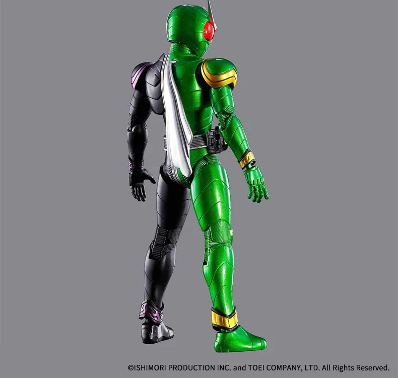 Bandai Genuine Product Figure-Rise Standard Mask Knight W Ultimate Cyclone Ace Fire Iron And Steel