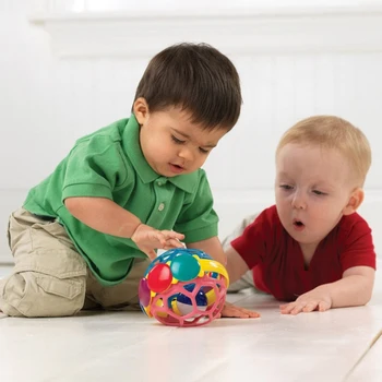 

Baby Toys Hand Grip Ball Sound Massage Perception Soft Intelligence Activity Grasping Rattle Children's Early Childhood Toys