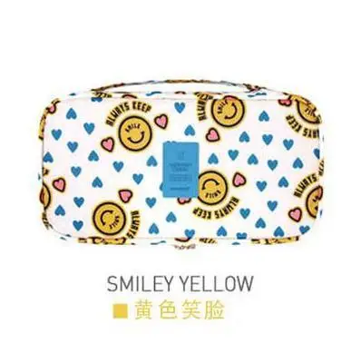 YellowSmile CelleCool, дорожный бюстгальтер, нижнее белье, косметичка, органайзер, сумка, косметичка, повседневные принадлежности, туалетные принадлежности, хранение бюстгальтера, сумка, чехол - Цвет: YellowSmile