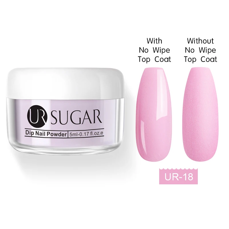 18 Ur Sugar, 5 мл, одноцветная пудра для ногтей, цветной голографический блеск, пигмент, пыль, для украшения ногтей, Dip, порошок для ногтей, сделай сам - Цвет: 18