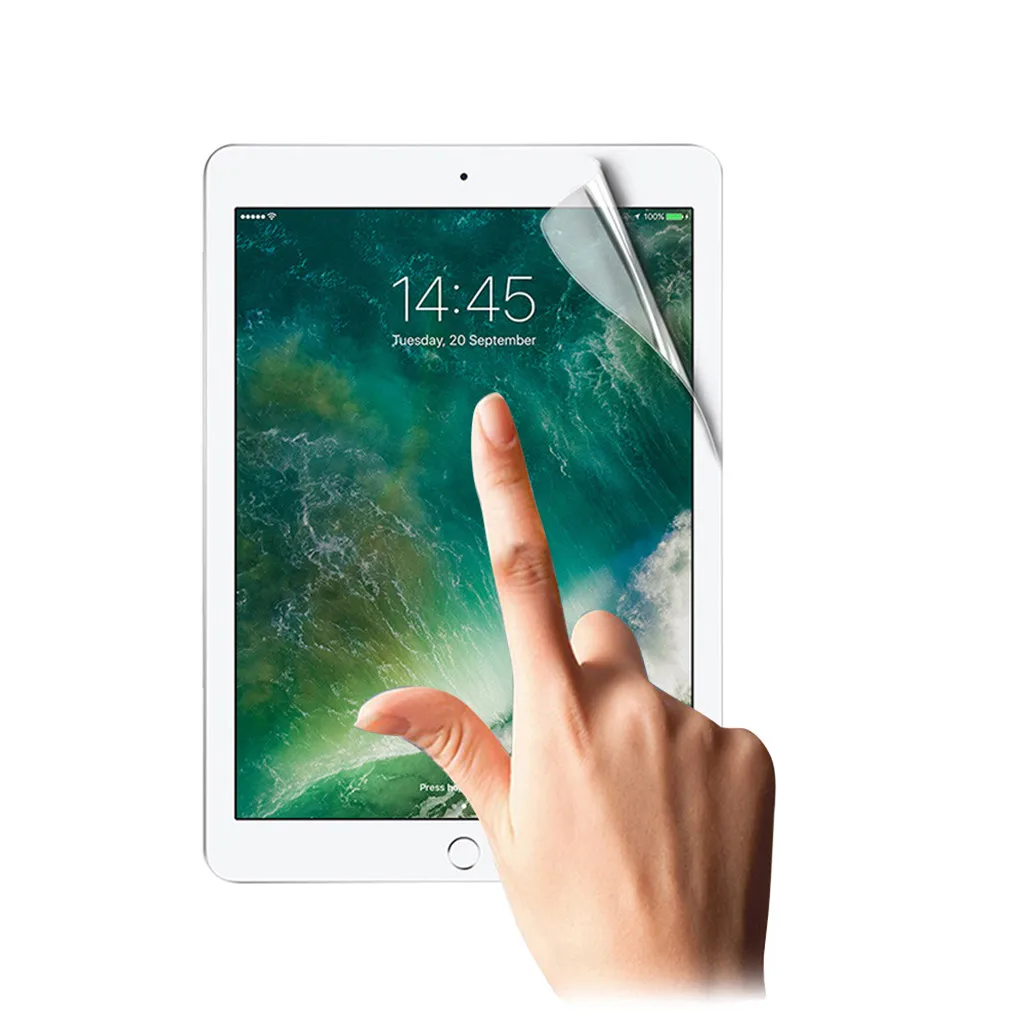 Мягкая Гидрогелевая прозрачная защитная пленка для защиты экрана для iPad 7-го поколения 10,2 дюймов полное покрытие гидрогелевые пленки