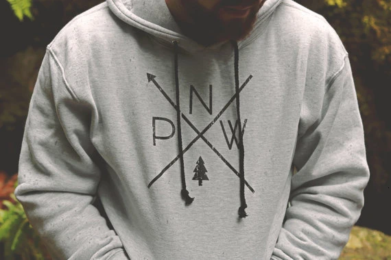 Оригинальная Толстовка PNW Pride, доступно в 4 цветах, идеально подходит для отдыха на холодных худи PNW mornings tumblr-K377