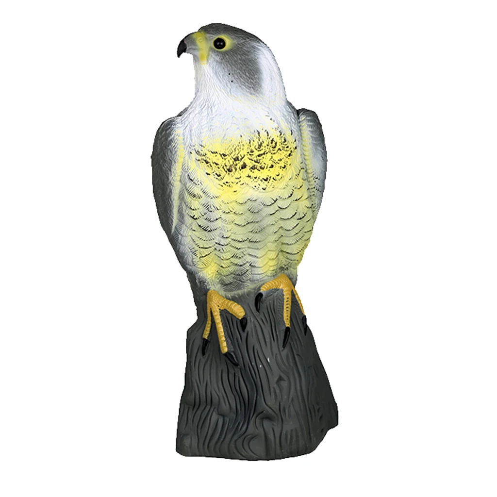 Realistic Falcon Decoy Pest Control Garden Defense Deter Scarer Scarecrow