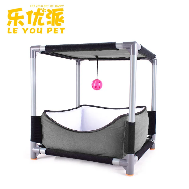 cheap Pai Pet Supplies Cat Climbing Frame Double Layer Cat Bed Cat Jumping Platform Cat Toy Removable Combination Cat Hold