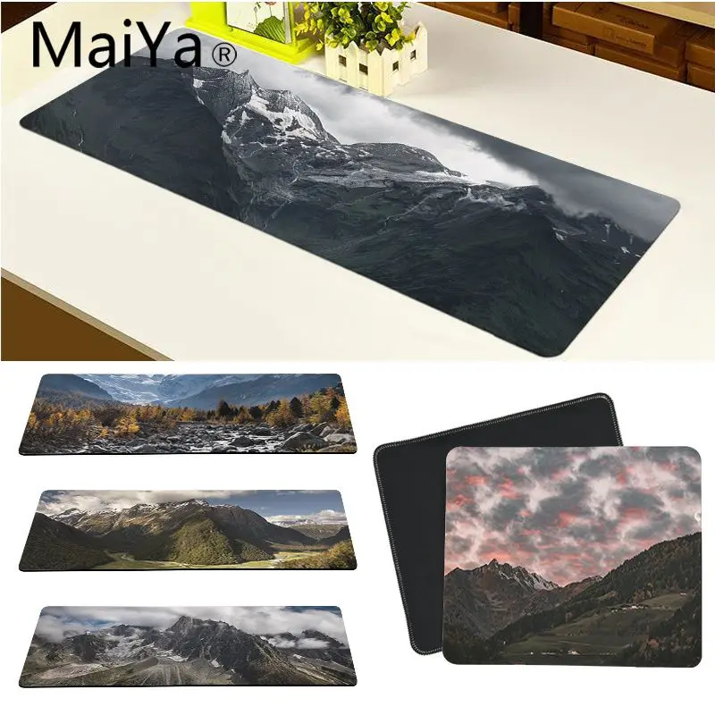 Игровой коврик для мыши Maiya из натурального каучука резиновый путешествий снега