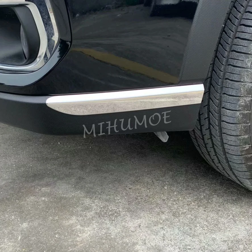 

For 2019 2020 Subaru Forester Steel Front Bumper Side Proector Fender Strips
