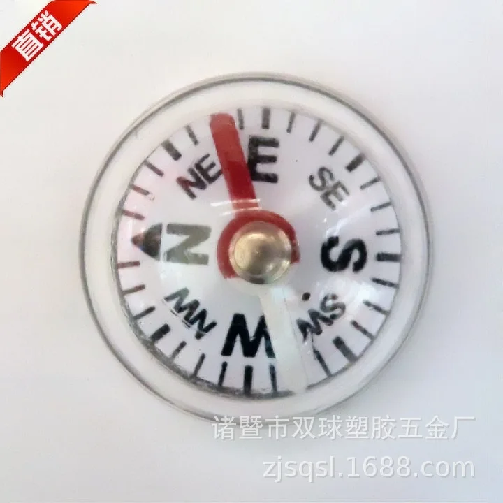 Manufacturers Direct Selling Double Ball Card Hot Selling Currently Available 25mm Hemisphere Plastic Outdoor Compass Quality Co
